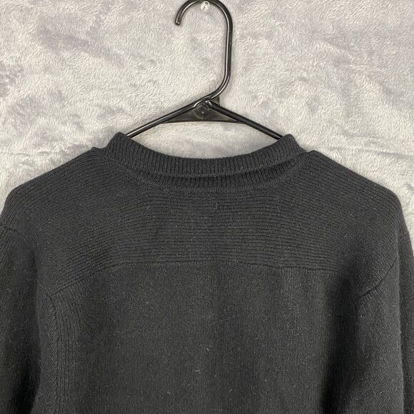 Christian Dior Women's Vtg Sweater Cardigan Black Angora Wool L Preppy Old Money - Picture 6 of 6